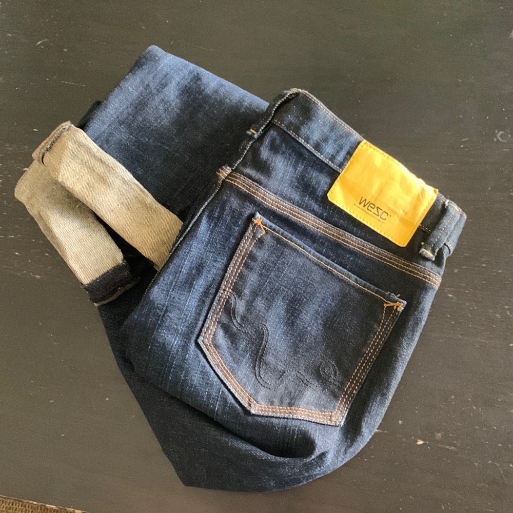 Excellent Pre-loved Wesc dark jeans